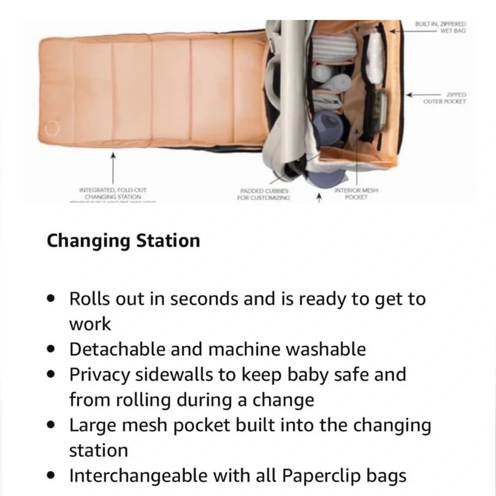 Paperclip JoJo diaper bag backpack